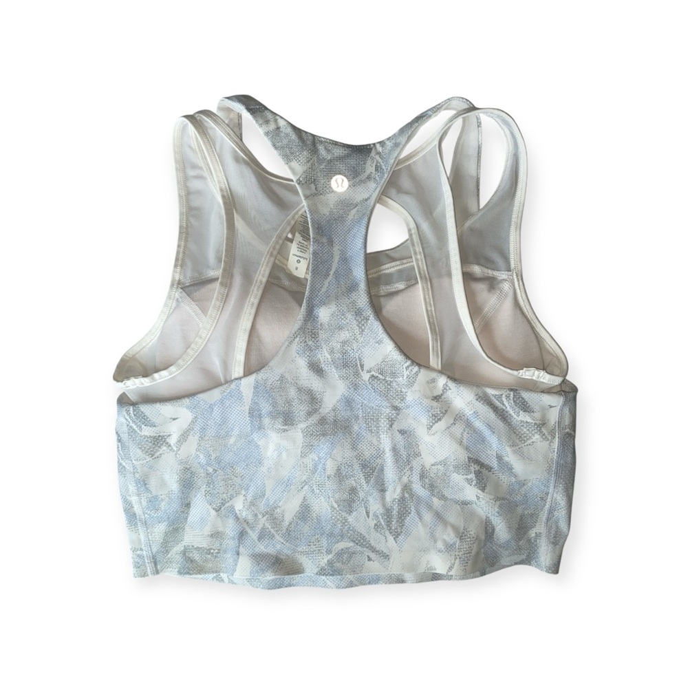 Lululemon Break Free Tank Nulux in Jasmine White Multi size 8 - Picture 5 of 11